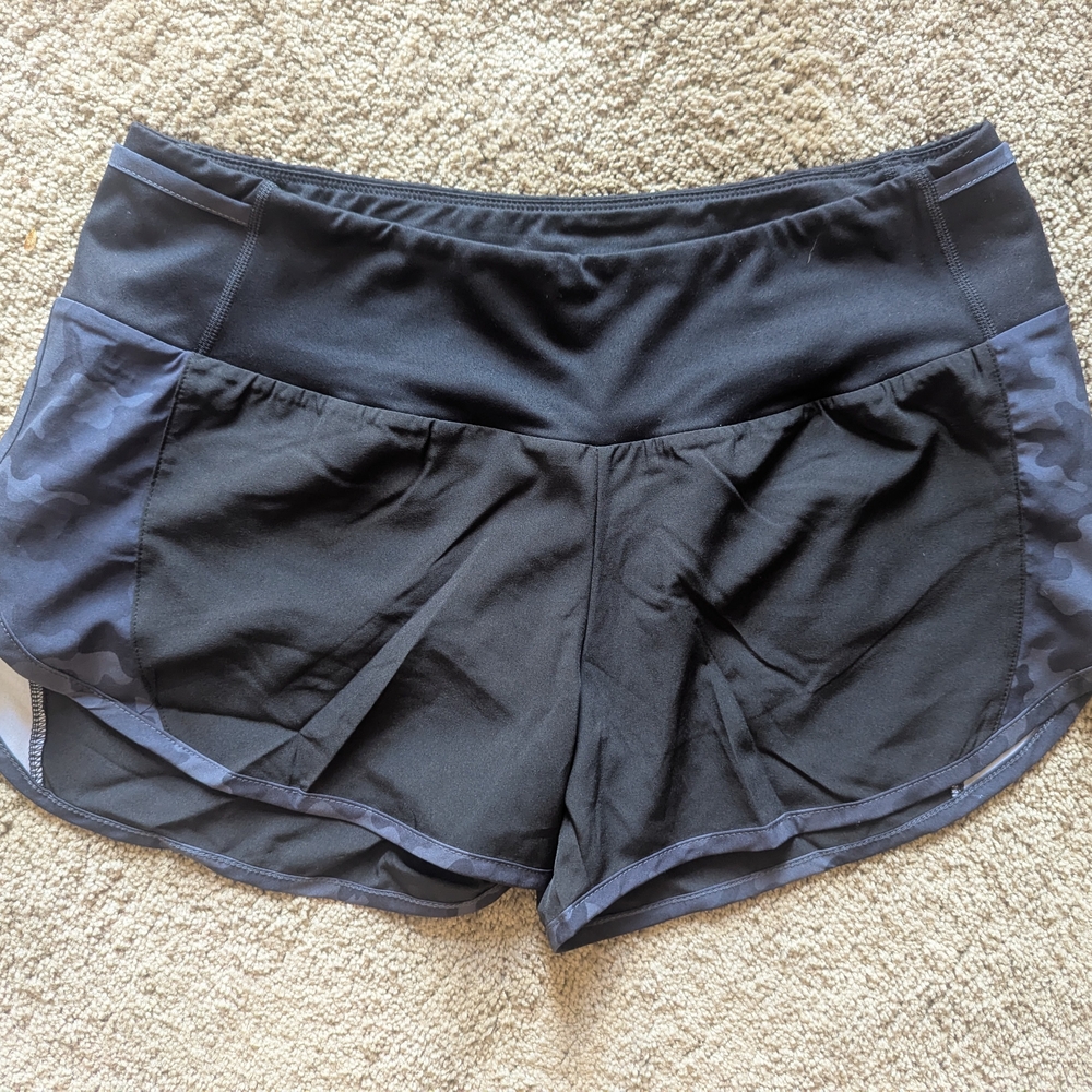 Women's Black Athletic Shorts